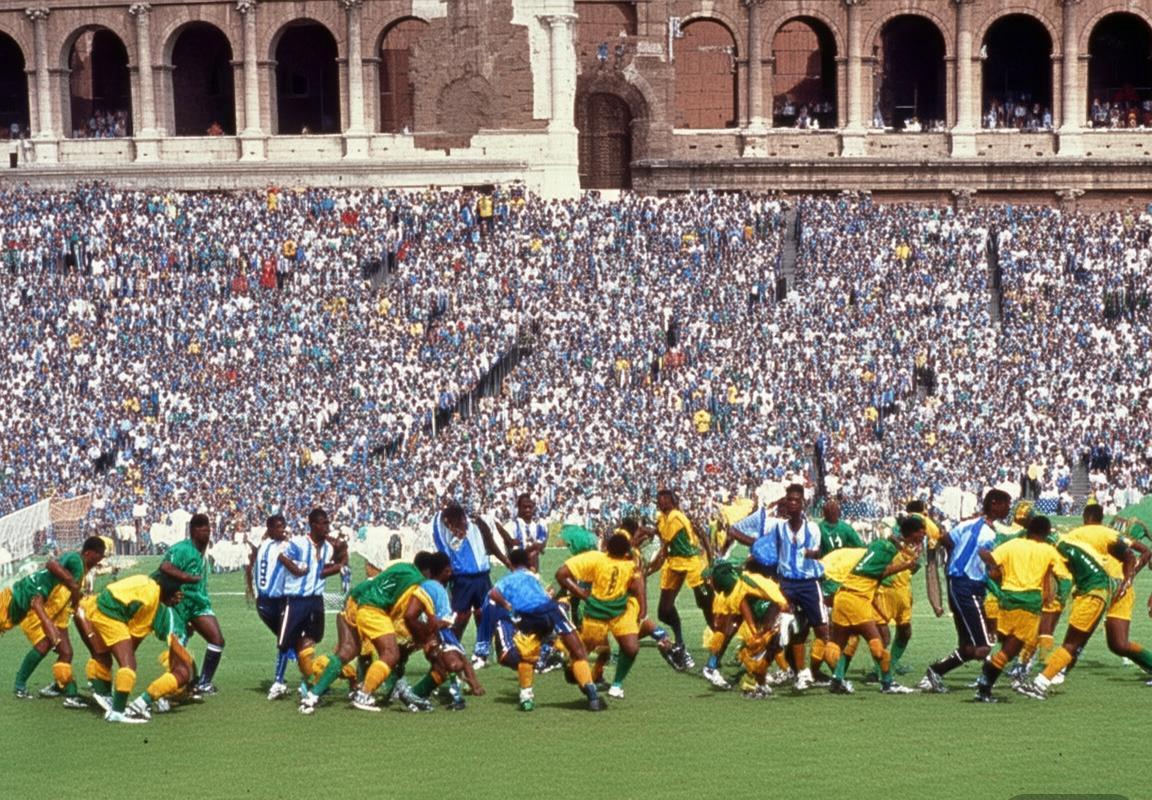 1990年世界杯揭幕战：喀麦隆1比0爆冷阿根廷